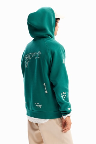 Desigual - Sweatshirt em verde