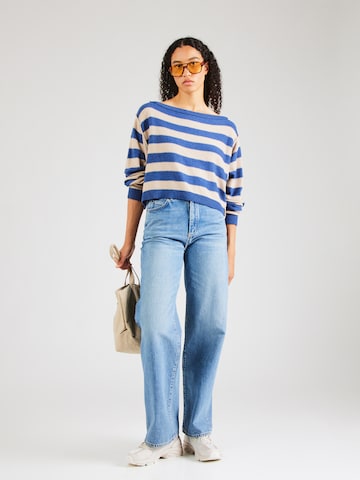 Free People - Pullover 'INTO THE BLUE' em azul