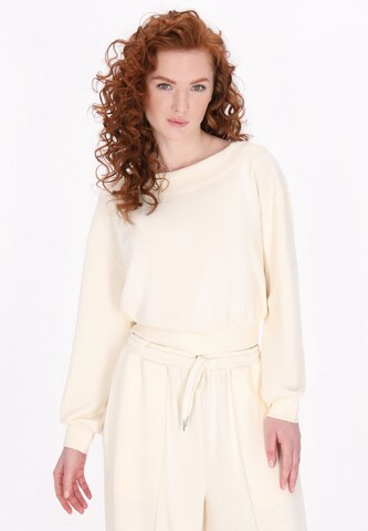 DreiMaster Klassik Sweatshirt 'Classic Look' in White: front