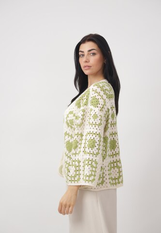 Cardigan Elara en vert