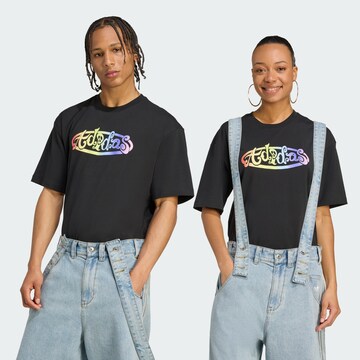 Maglietta 'Adidas x Jeremy Scott' di ADIDAS ORIGINALS in nero: frontale