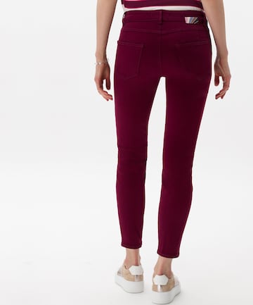 BRAX Skinny Jeans 'Ana' in Red: back