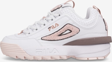 FILA Platform trainers in White