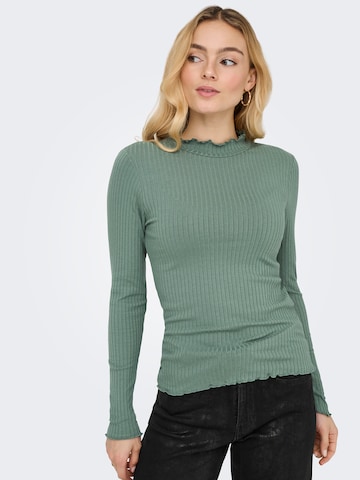 JDY Majica 'JDYFRANSISKA' | zelena barva: sprednja stran