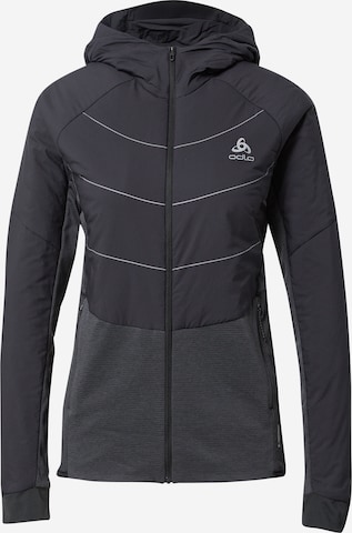 ODLO Athletic Jacket in Black: front