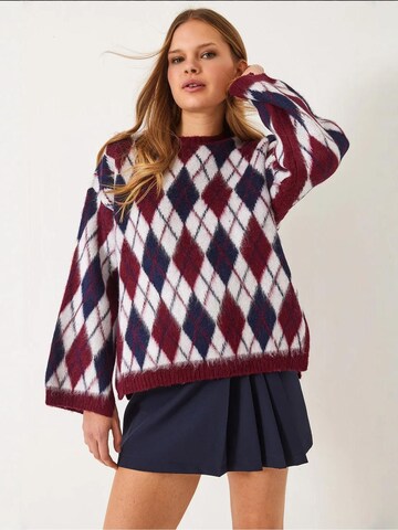 Pull-over 'Pullover' Bianco Lucci en rouge