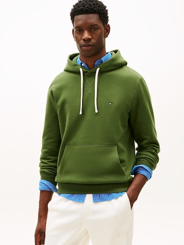 Sweat-shirt 'ESS SEASONAL' TOMMY HILFIGER en vert : devant