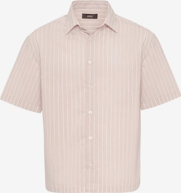 Chemise Antioch en beige : devant