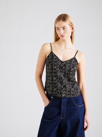 ABOUT YOU Top 'Juna' in Black: front