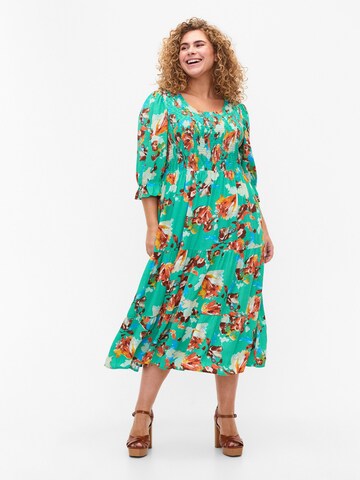 Zizzi Dress 'MIYA' in Green: front