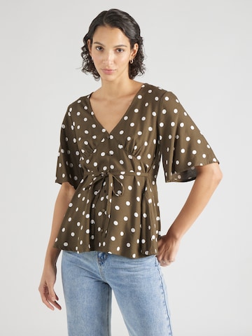 Dorothy Perkins - Blusa en verde: frente