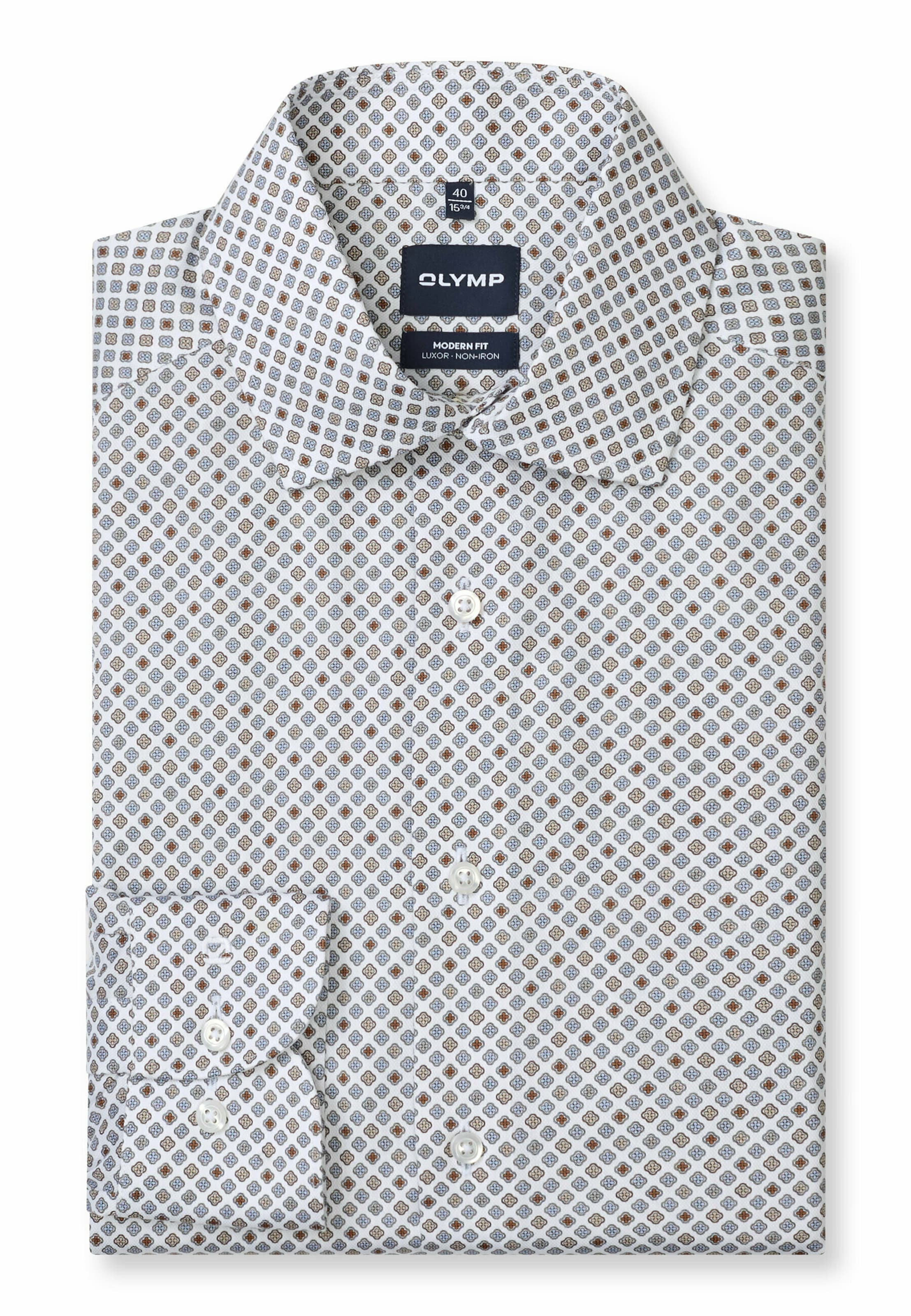 Coupe regular Chemise OLYMP en gris