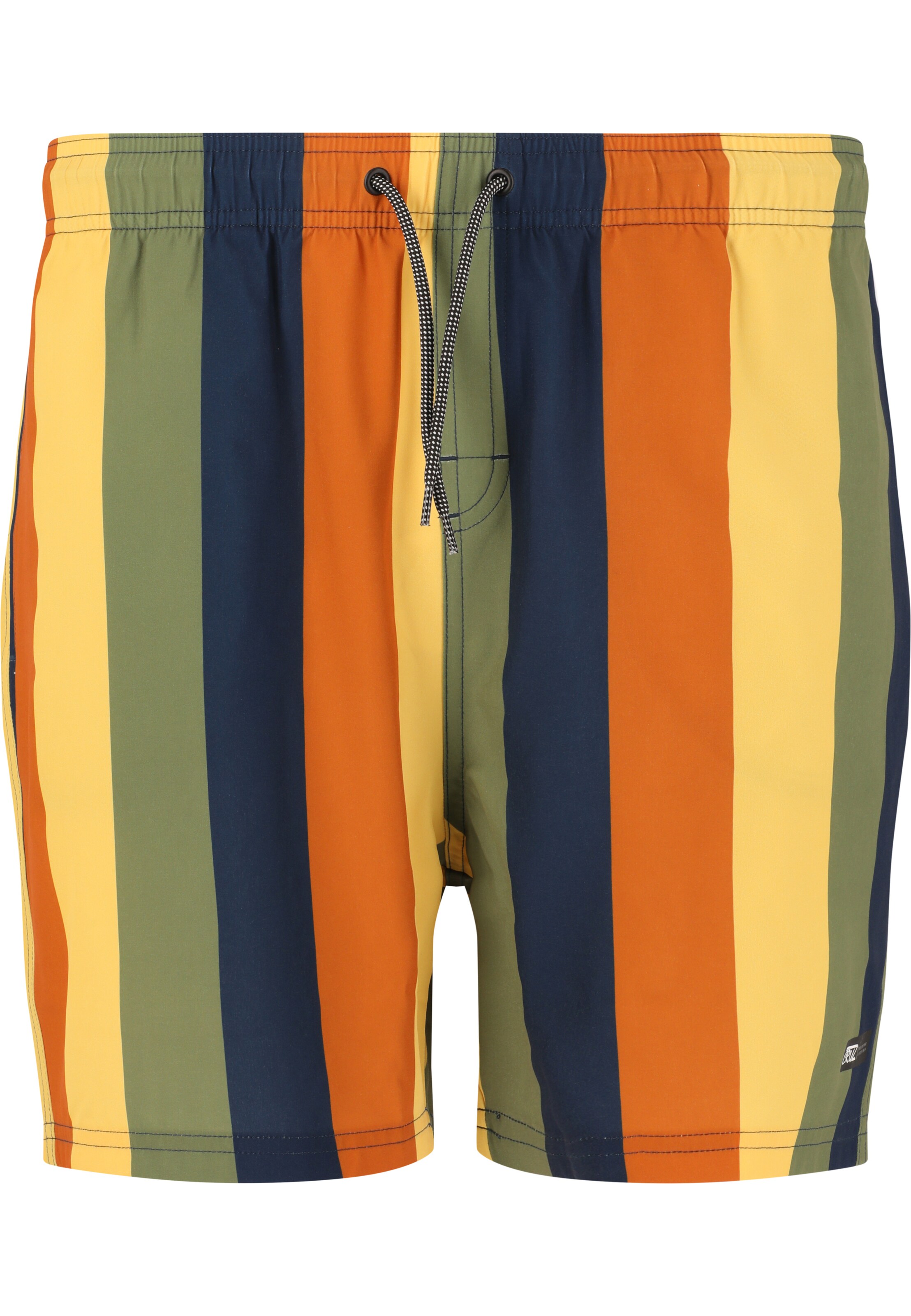 Cruz Zwemshorts 'Pieter' in Geel: voorkant