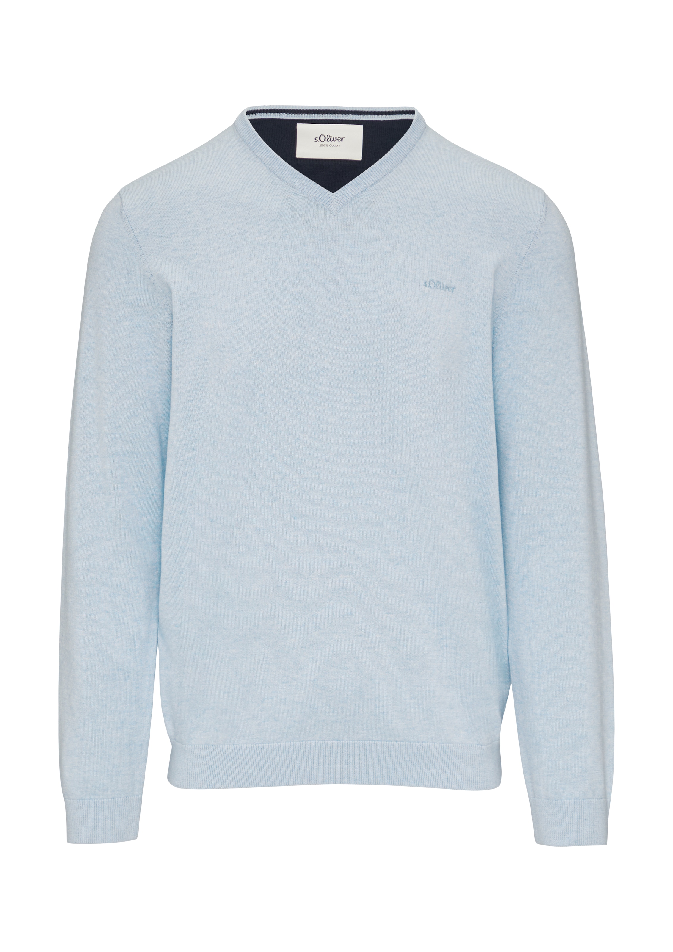s.Oliver Pullover in Blau: Vorderseite