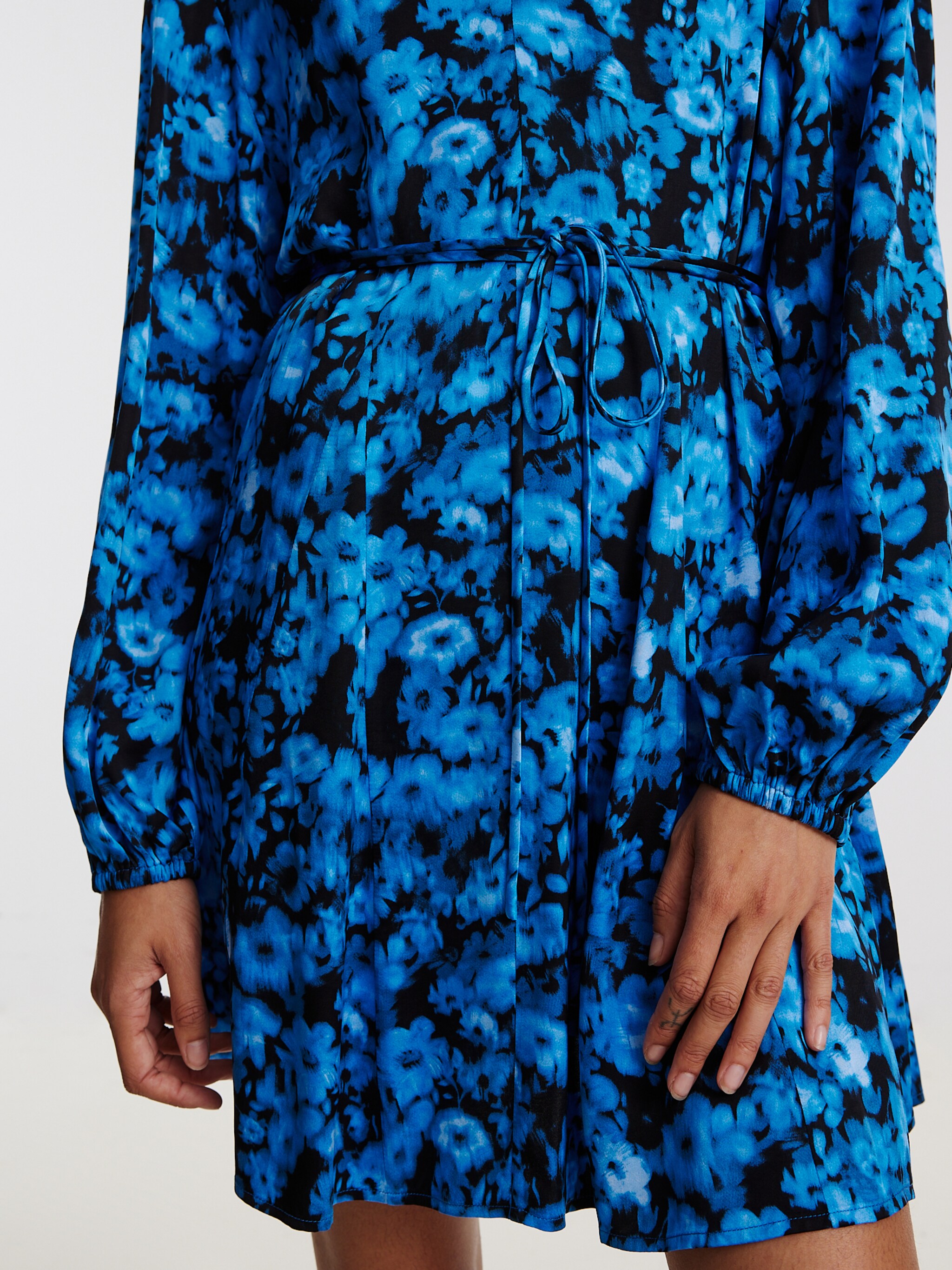 EDITED Producten Jurk 'Jeanette' Blauw