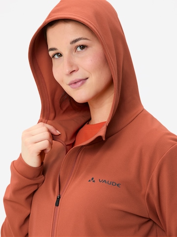 VAUDE Sportief sweatshirt 'W Cyclist All Year SWT' in Bruin