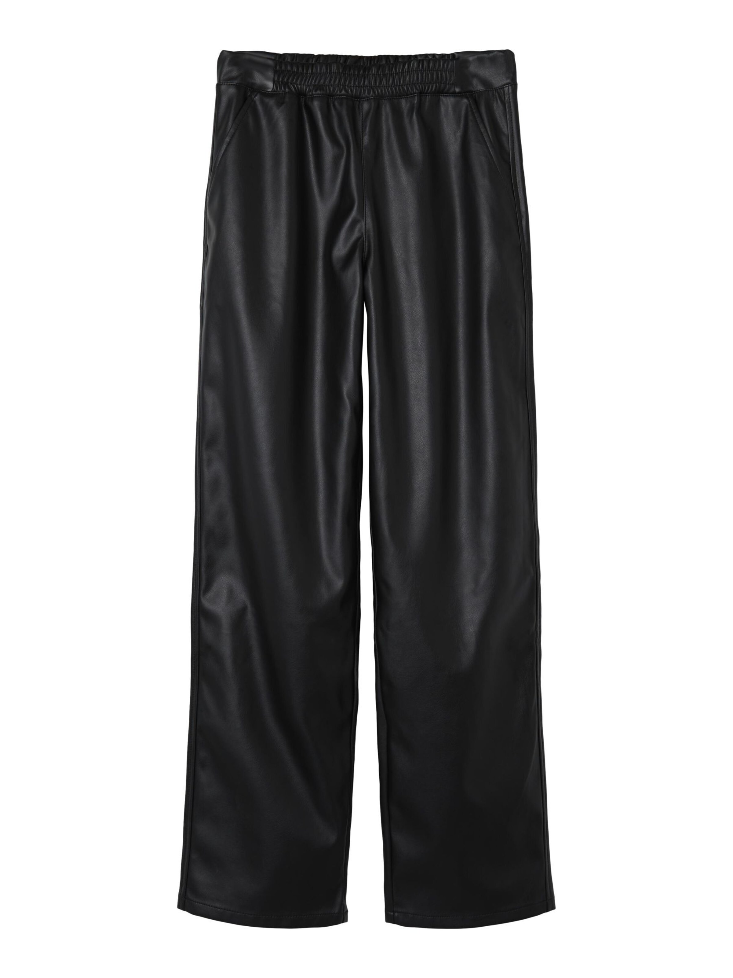 LMTD - Pierna ancha Pantalón en negro: frente