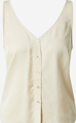 Top 'Kendra' di EDITED in beige: frontale