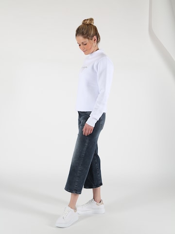 Miracle of Denim Wide Leg Jeans in Blau: predná strana