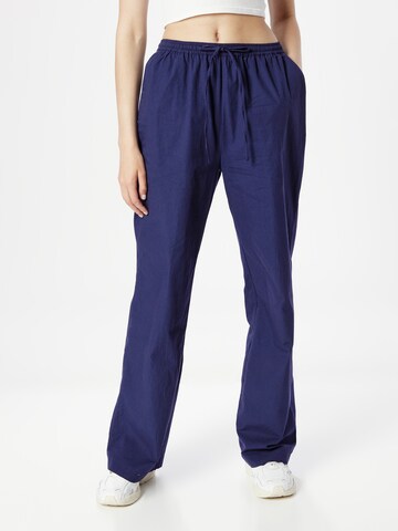 Wide Leg Pantalon NLY by Nelly en bleu : devant