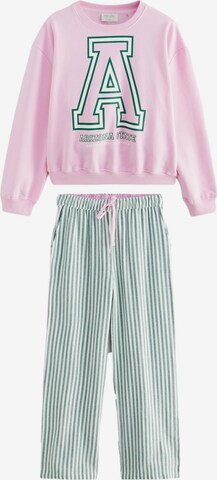 Next - Pijama en verde: frente