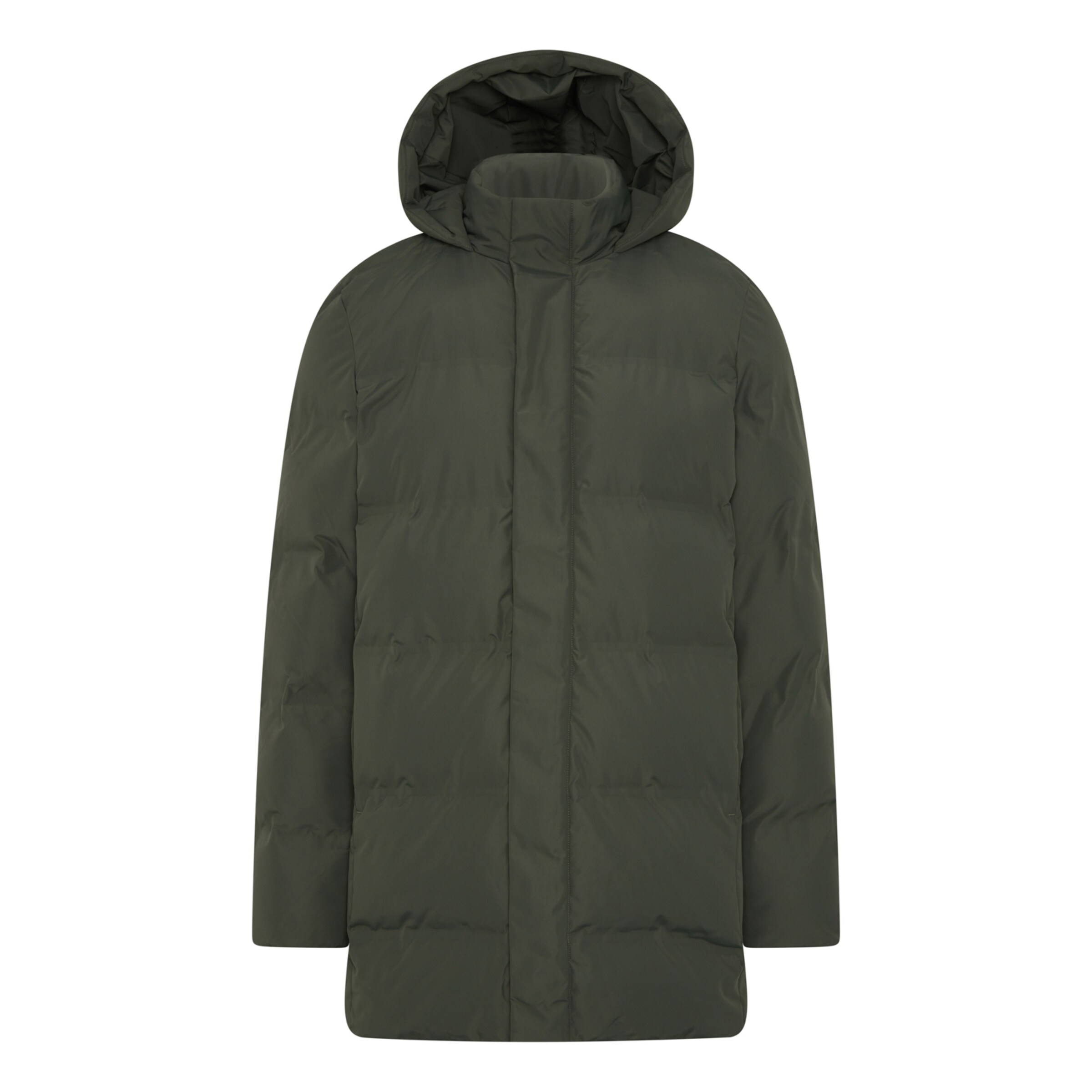 Born Living Yoga Winter jacket 'Saiko' in Green: front