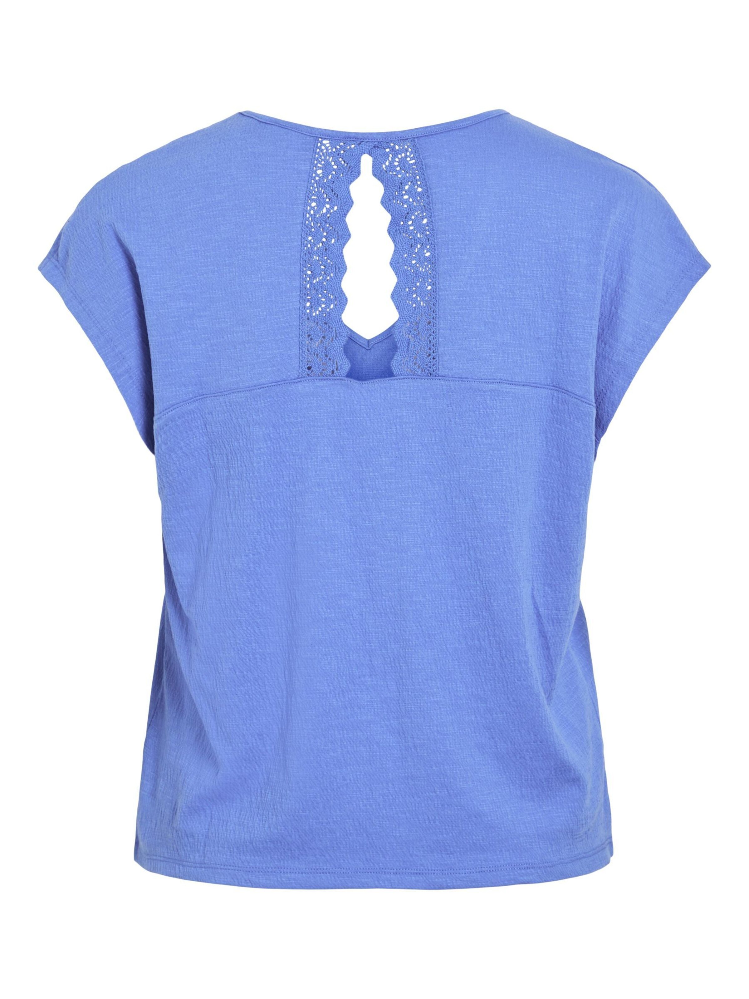 VILA Bluse 'VISyma' i blå