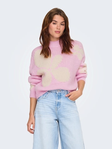 JDY Sweater 'JDYKILIAN' in Pink: front