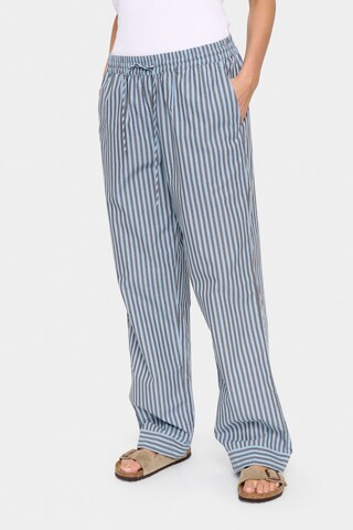 SAINT TROPEZ Wide Leg Bukser 'Filia' i blå: forside