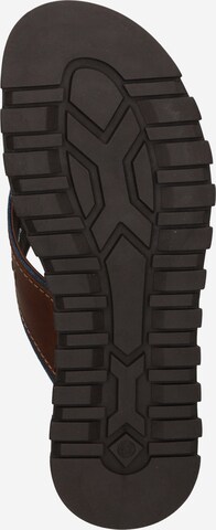 Bata T-bar sandals in Brown