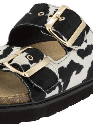 ROHDE Muiltjes 'Tropea' in Zwart