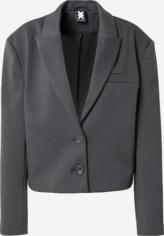 Blazer Karo Kauer en gris : devant