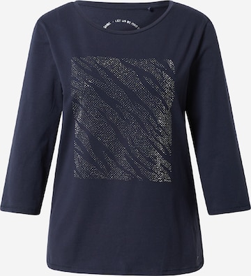 TAIFUN Shirt in Blauw: voorkant