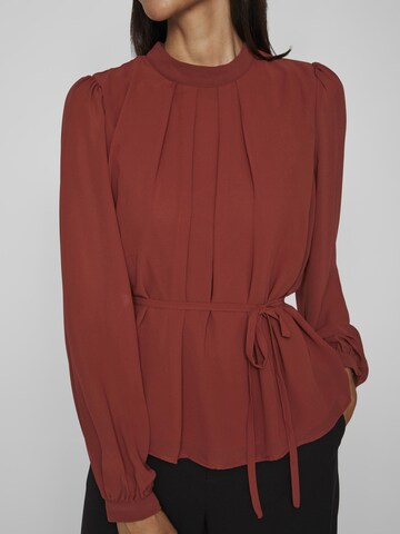 VILA Bluse in Braun