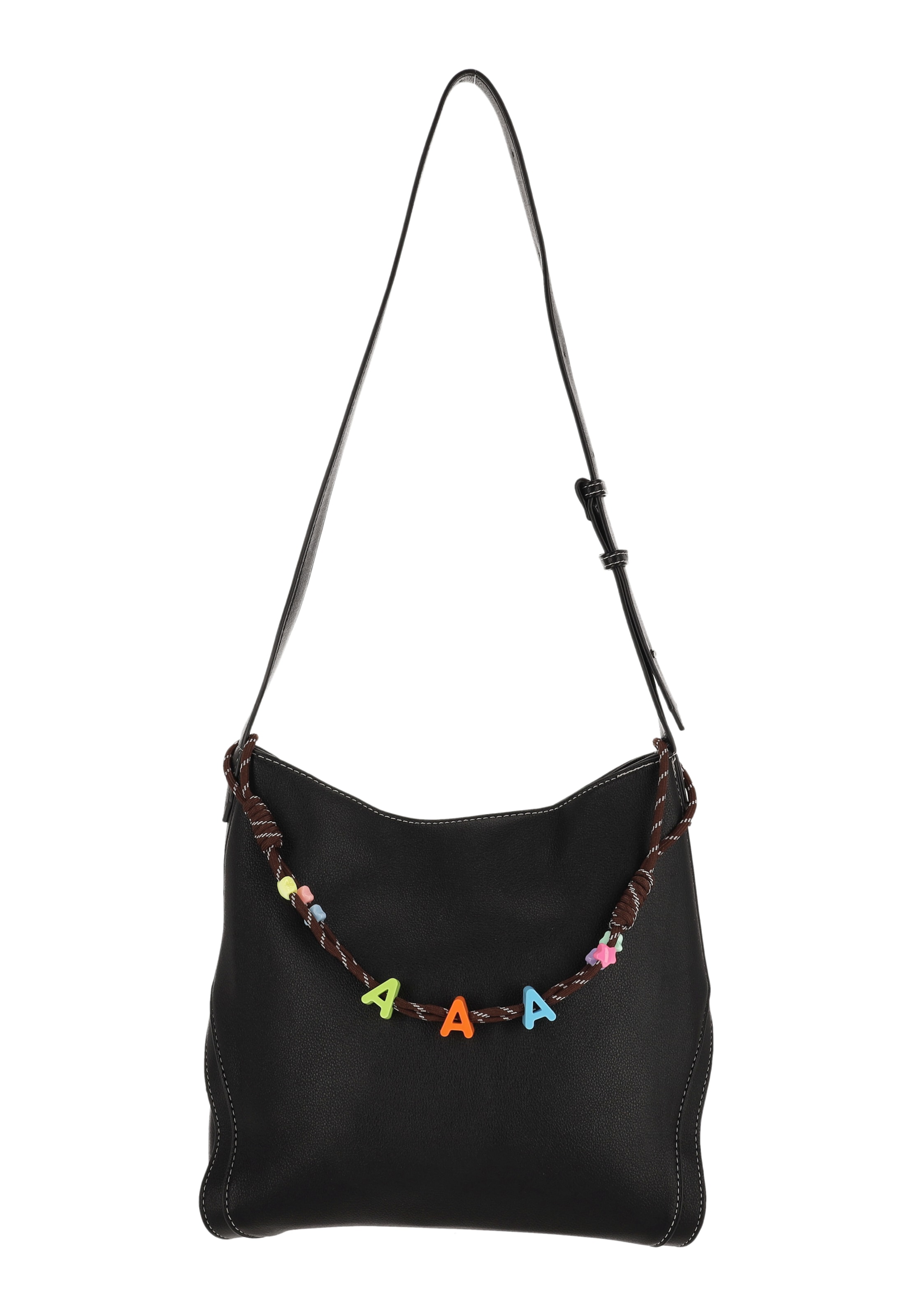 Sac bandoulière MYMO en noir : devant