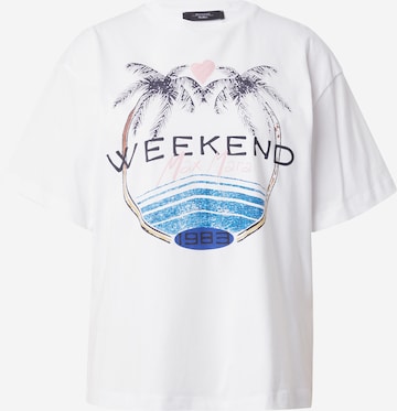 Weekend Max Mara Shirt 'VITERBO' in Wit: voorkant