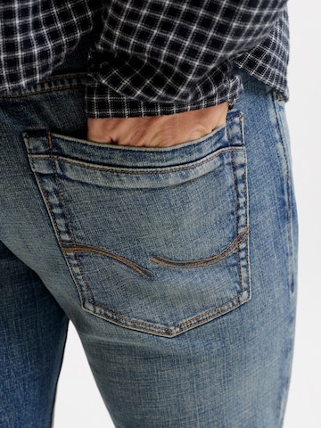 JACK & JONES Slimfit Τζιν 'JJIGLENN JJDYLAN' σε μπλε