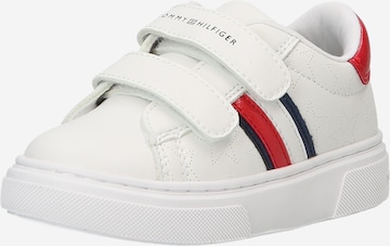 TOMMY HILFIGER Sneakers in Wit: voorkant