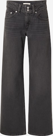 LEVI'S ®Wide Leg/ Široke nogavice Traperice 'Superlow Loose' - crna boja: prednji dio