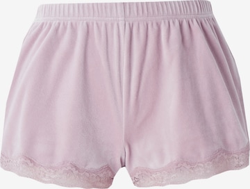 Hunkemöller Pyjamahousut värissä vaaleanpunainen: etupuoli