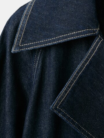 MANGO Tussenmantel 'ALMA' in Blauw