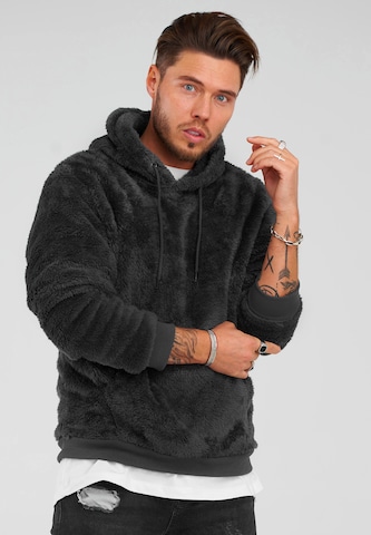 behype Sweatshirt in Schwarz: predná strana