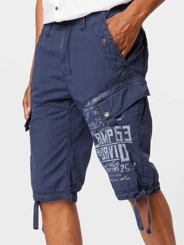 Regular Pantaloni cu buzunare de la CAMP DAVID pe albastru