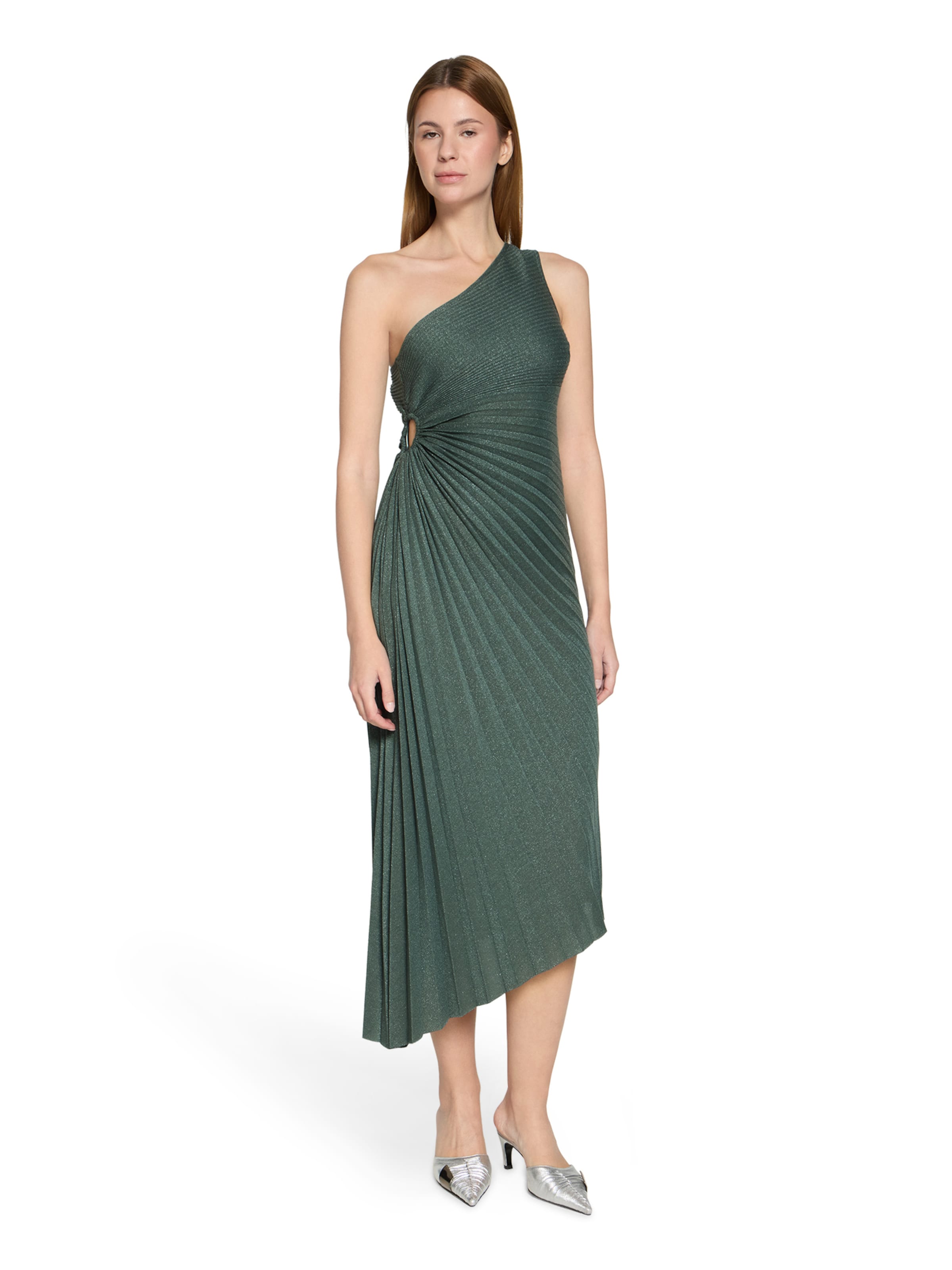 Vera Mont Abendkleid im Glitzer-Look in Grün