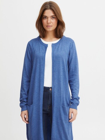 PULZ Jeans - Casaco de malha 'Sara' em azul