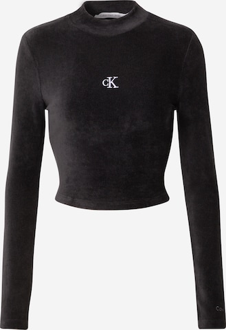 Calvin Klein Jeans - Camiseta en negro: frente