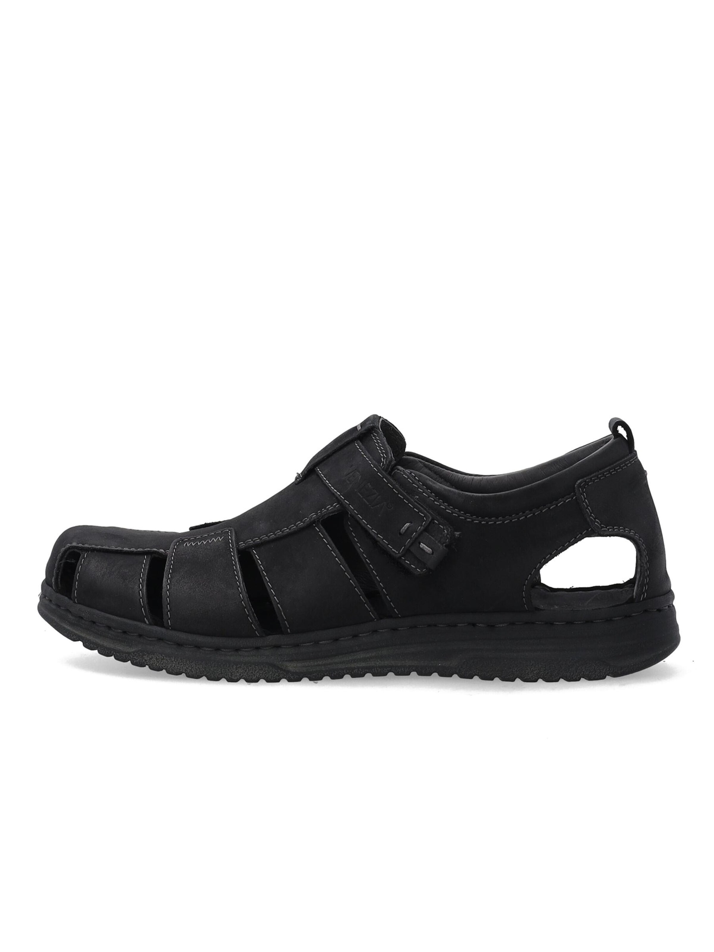 VENEZIA Sandale in Schwarz: Vorderseite