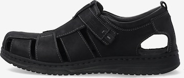 VENEZIA Sandale in Schwarz: Vorderseite