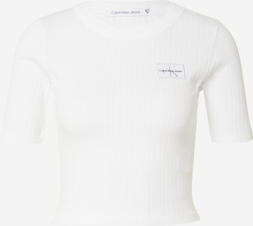 Calvin Klein Jeans Shirt in White: front