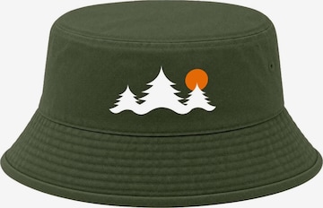 Neverless Hat 'Bäume' in Green: front